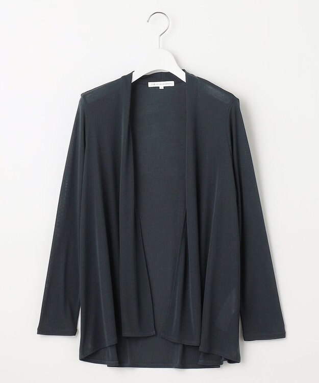 23区 【新色追加/UVケア/接触冷感】マルチ機能 シアー ショート カーディガン ネイビー系