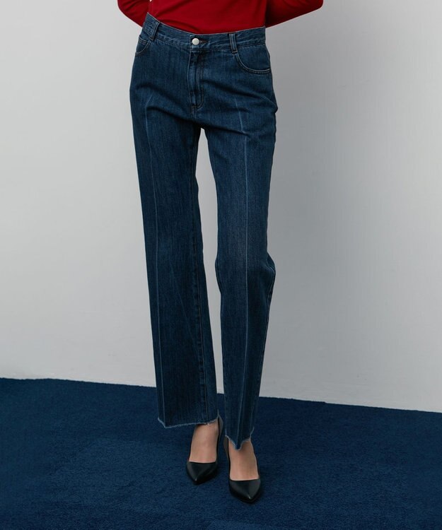 BEIGE， TRONCHET / セミフレアデニム Indigo