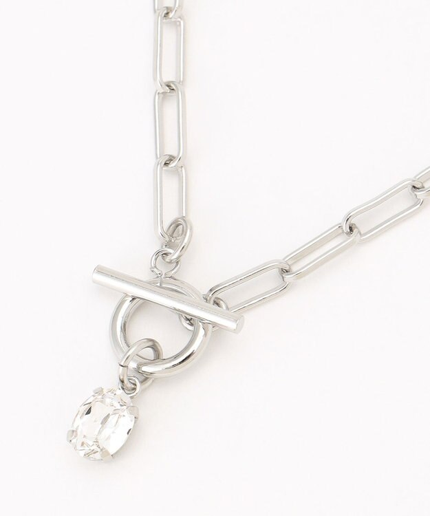 J.PRESS YORK STREET 【WOMEN】ワンポイント ネックレス シルバー系