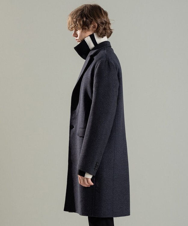 JOSEPH HOMME DOUBLE FACE CASHMERE  CHESTER FIELD COAT グレー系