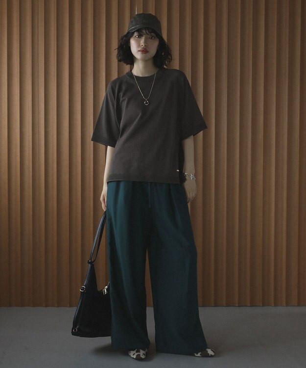 Green Parks ｅｖｅｒｙｗａｌｋ．ウ゛ィンテージレザーロゴキャップ Brown