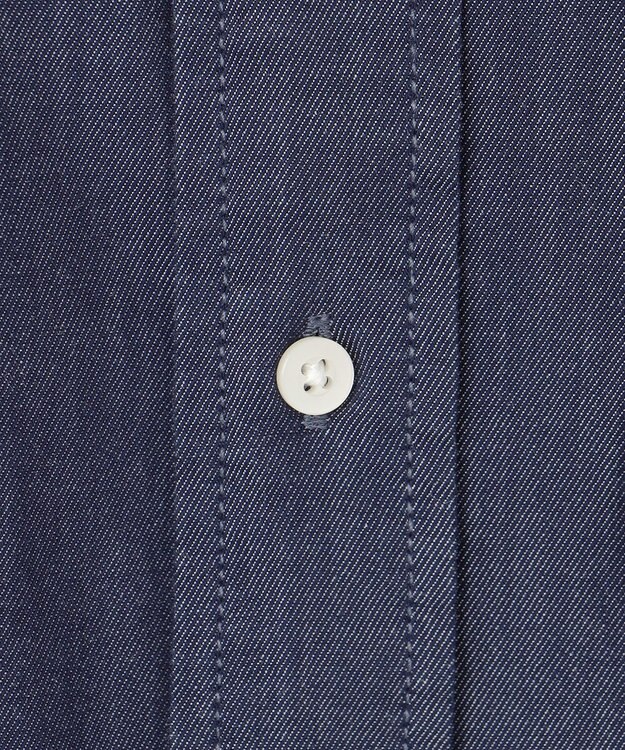 J.PRESS YORK STREET 【UNISEX】コットンライトオンスデニム シャツ / B.D. ネイビー系