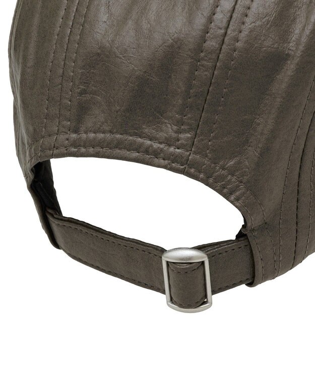 Green Parks ｅｖｅｒｙｗａｌｋ．ウ゛ィンテージレザーロゴキャップ Brown