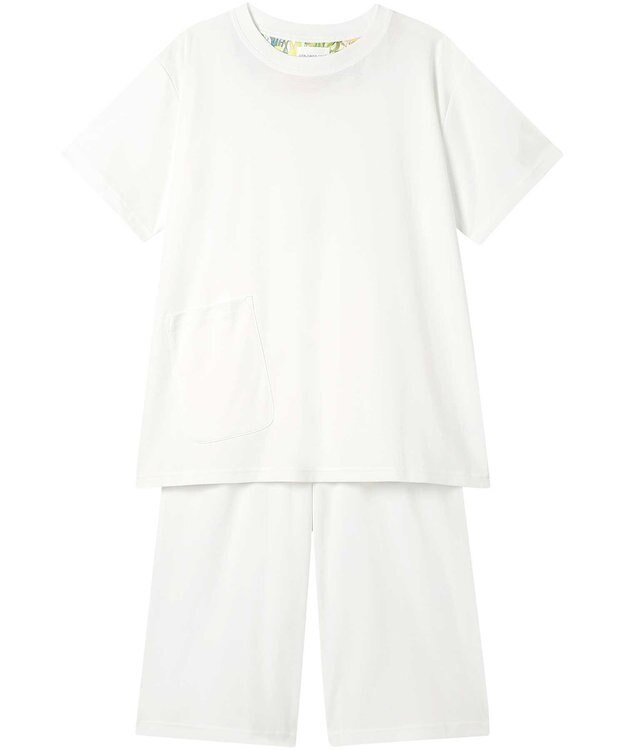 une nana cool 【綿100％】なめらかシルケットスムース半袖パジャマ MADE WITH LIBERTY FABRIC IV