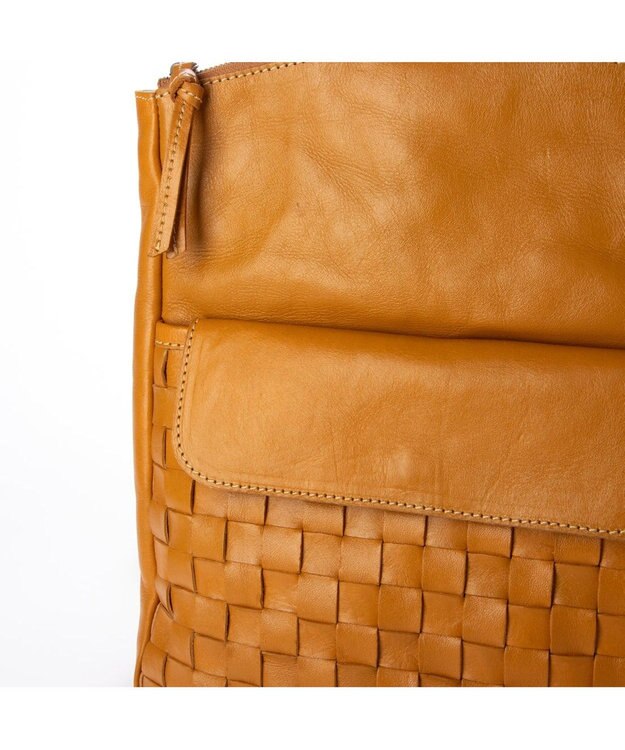 UNBILLION ピークスピーク PEAKS PEAK / 牛革レザーメッシュA4リュック キャメル