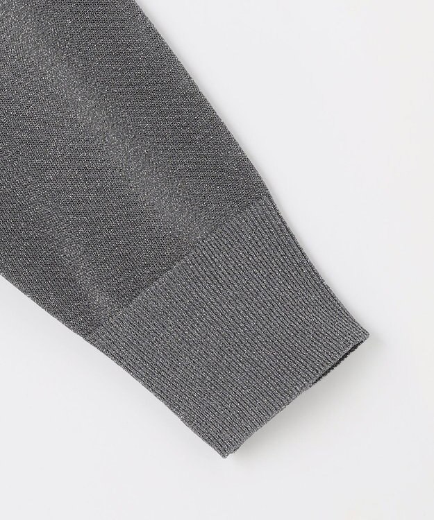 自由区 【カトリエムブーケ】Cardigan etincelant  シャイニーカーディガン グレー