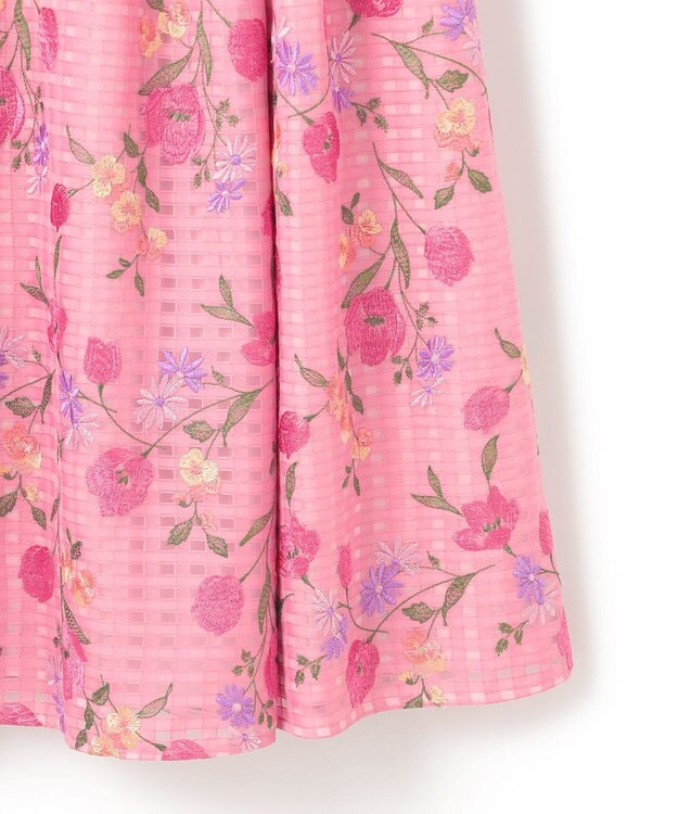 TOCCA 【洗える・消臭】TULIP EMBROIDERY ドレス ピンク系