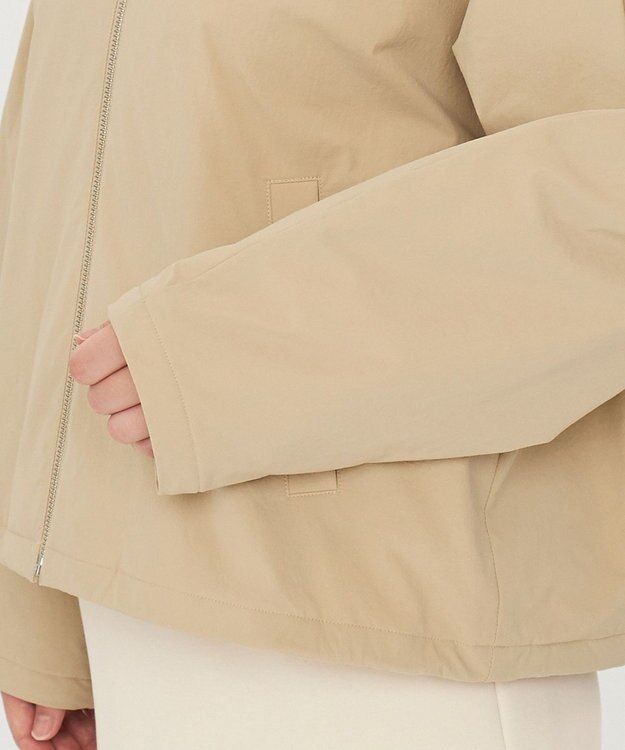 uncrave スムースタフタ パディングジャケット（uncrave STANDARD） ベージュ