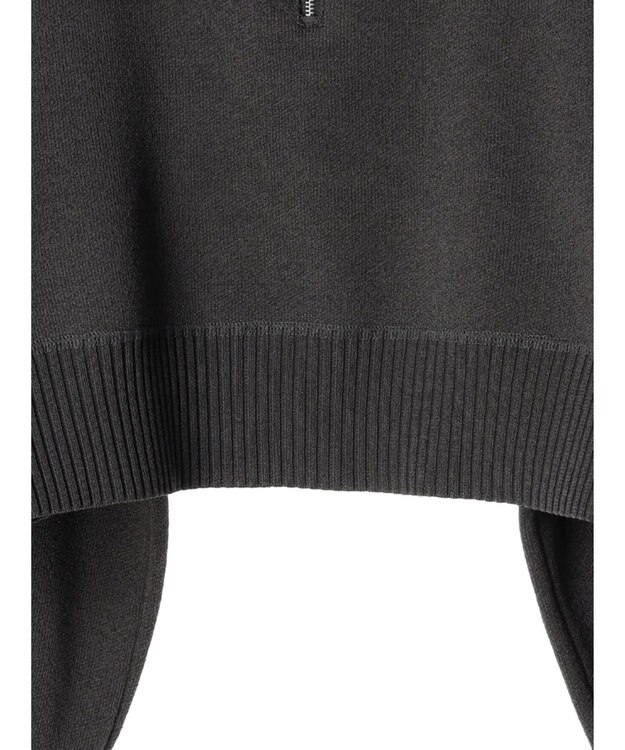 Green Parks ＫＢＦ２ｗａｙクロップドスウェットライクプルオーバー Charcoal Gray