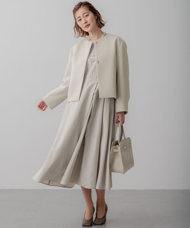 23区 【VERYコラボ】ラスタークロス タックワンピース ネイビー系