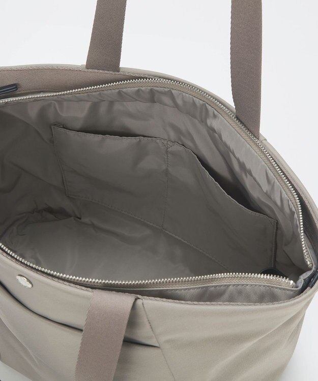 TOPKAPI 【Breath TOPKAPI】SLANT スラント ナイロン ユーティリティ トートバッグ 　A4 / 軽量 グレー