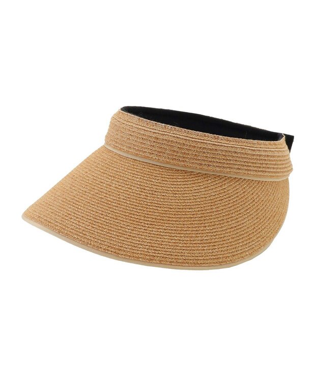 MOONBAT 【サンバイザー】フルラ (FURLA) ヘムカラー ベージュ