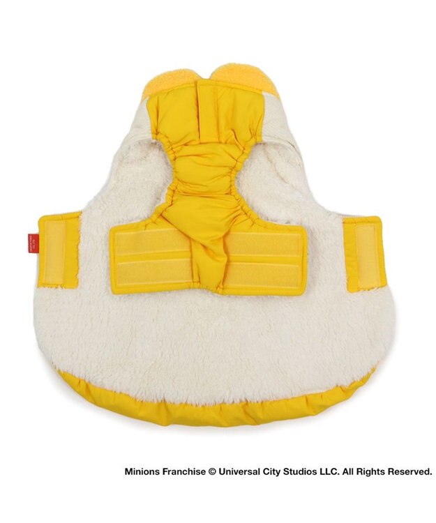 PET PARADISE ミニオン ボブ  遠赤外線 綿入れベスト マフラー付き 小型犬 イエロー