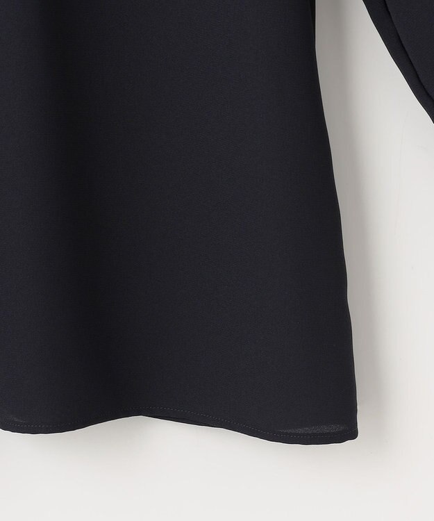 J.PRESS LADIES L ストレッチジョーゼット カットソー ネイビー系