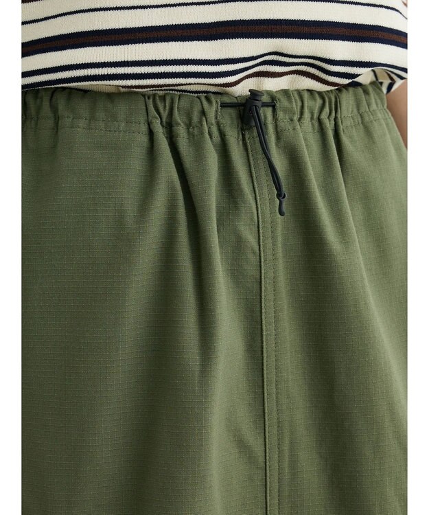 Green Parks ・Ｄｏｕｂｌｅ　Ｆｌａｇｓ　ミニリップカーゴスカート Khaki