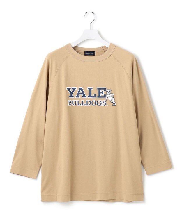 J.PRESS YORK STREET 【UNISEX】YALEロゴTEEシャツ ライトイエロー系