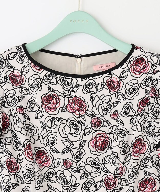 TOCCA 【消臭＆洗える！】NEWYORK CITY ROSE フリルドレス アイボリー系5