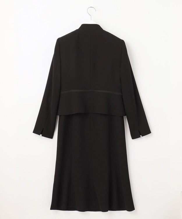 自由区 FORMAL 【襟華やか】エレガント ジャケット＋ワンピース ブラック系