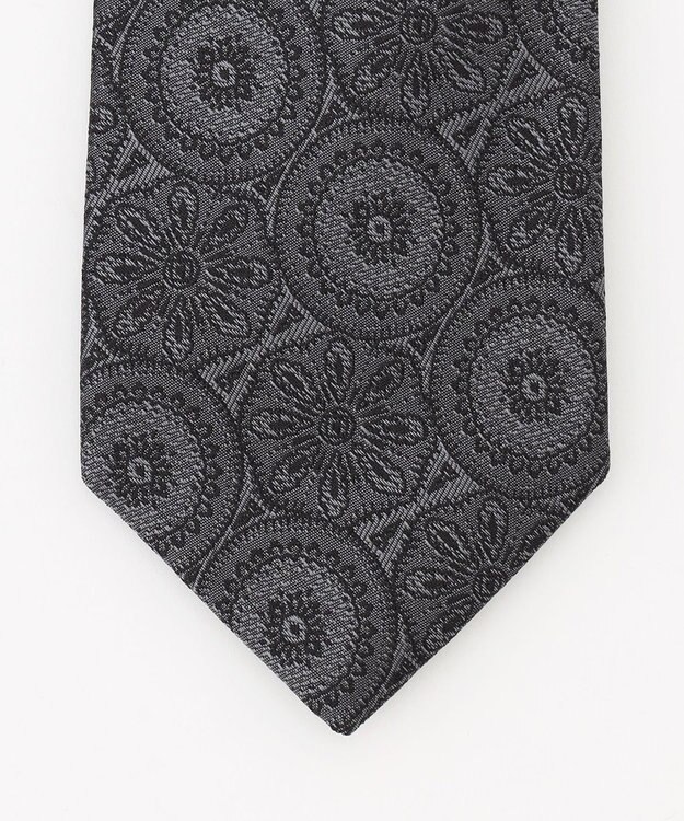 JOSEPH HOMME 【日本製】モスクジャガード　ネクタイ グレー系7