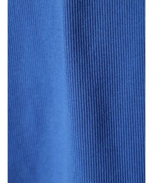 earth music&ecology リブタンクトップ Blue