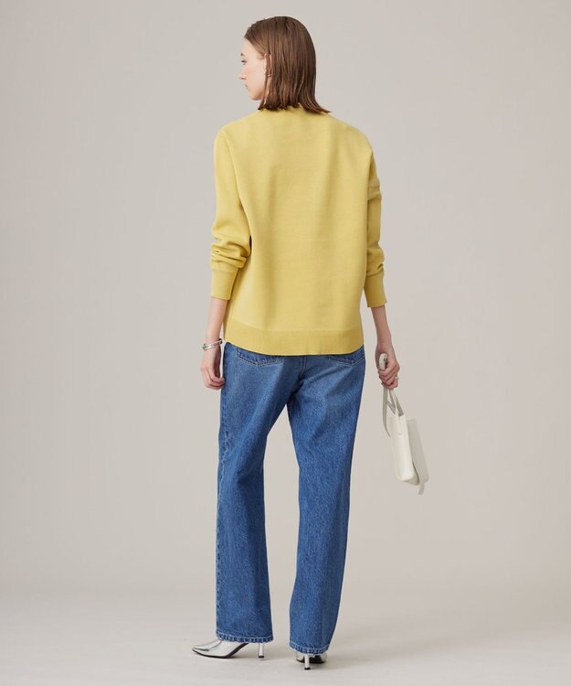 ICB 【洗える】ナンバリングカラーニット  プルオーバー ハンザイエロー系［ソウルナンバー３］