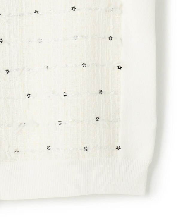 TOCCA 【八木アリサさん着用】FLOWER HIDE AND SEEK ニットジャケット アイボリー系