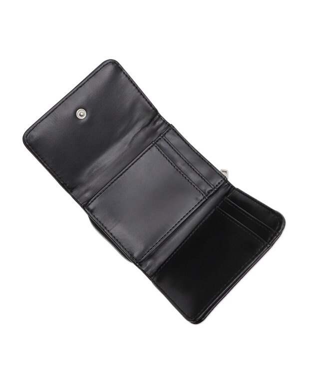 WEGO BIGメタルパーツフラップウォレット ブラック