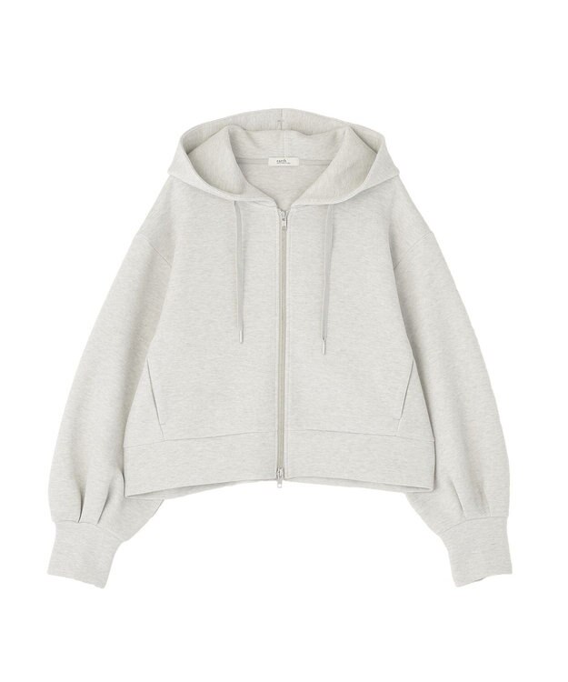 earth music&ecology エアもちフーディブルゾン Gray Mixture