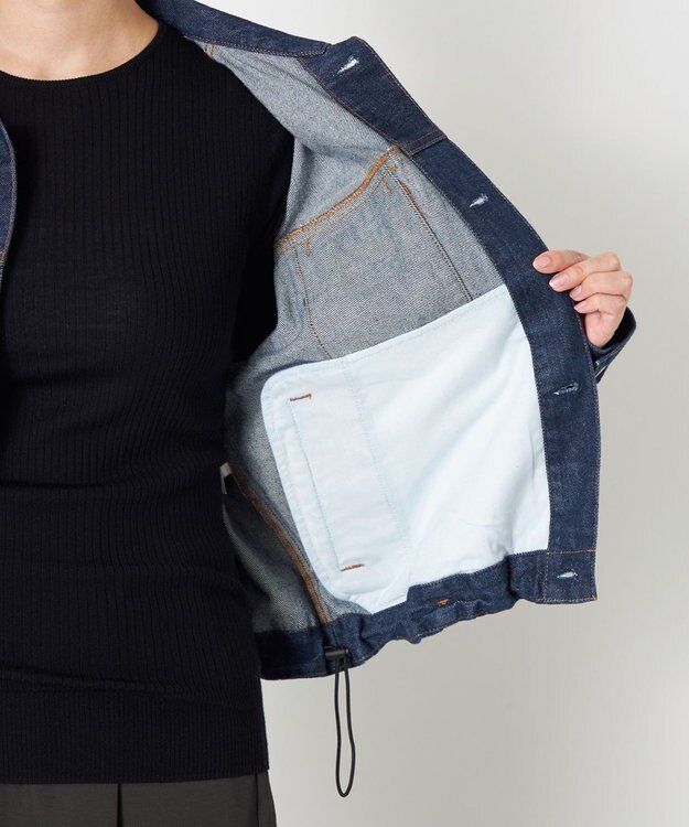 NAVE 【Nave　セットアップ可/洗える】14ozデニム ブルゾン ワンウォッシュ系