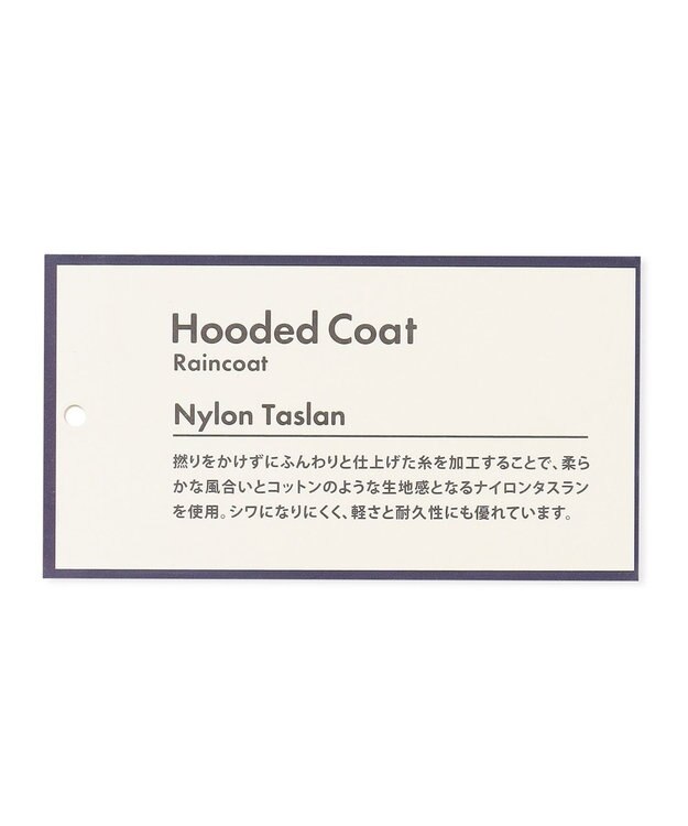 ANY フーデットレインコート グレー