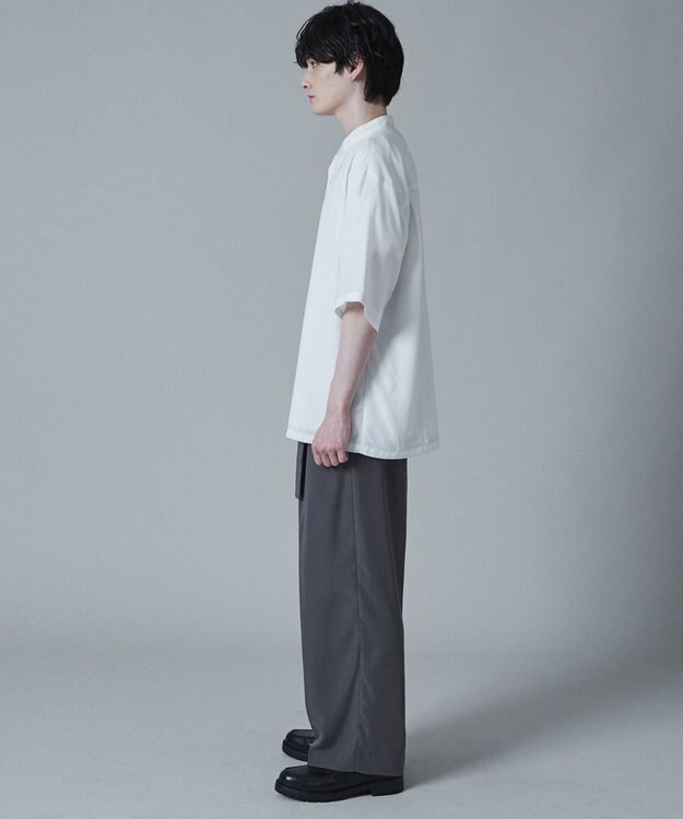 WEGO トロミBIGバンドカラーシャツ（S） ホワイト