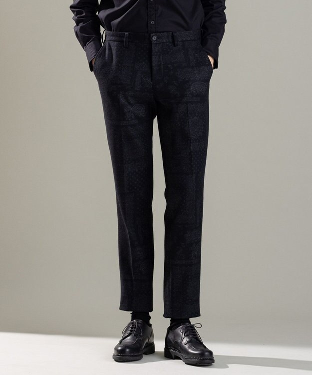 JOSEPH HOMME パッチジャガードジャージー / CITY グレー系3