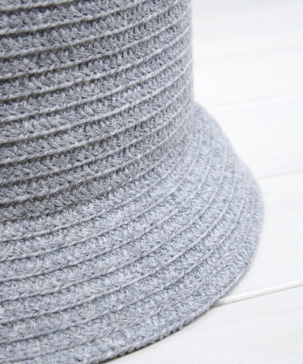 石田製帽 エコリウール　バケットハット グレー