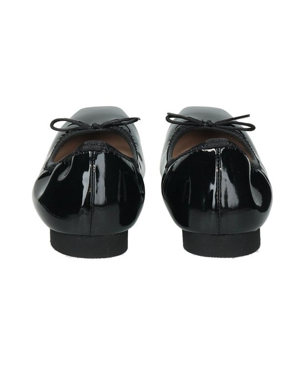Bridget Birkin 【Bridget Birkin】スクエアトゥバレエシューズ ブラックエナメル