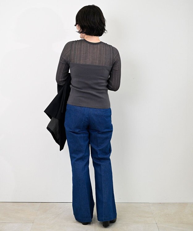 woadblue ＜坪田あさみさんコラボ＞LOTUS ロータス デニムパンツ ROYALBLUE