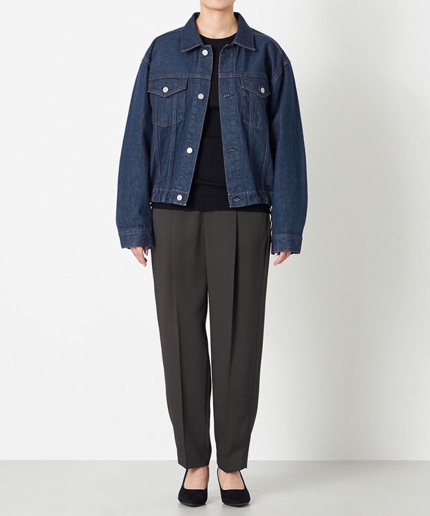 NAVE 【Nave　セットアップ可/洗える】14ozデニム ブルゾン ワンウォッシュ系