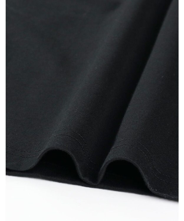 une nana cool 【綿100%】60/2 やわらか天竺 半袖開襟パジャマ MADE WITH LIBERTY FABRIC ブラック