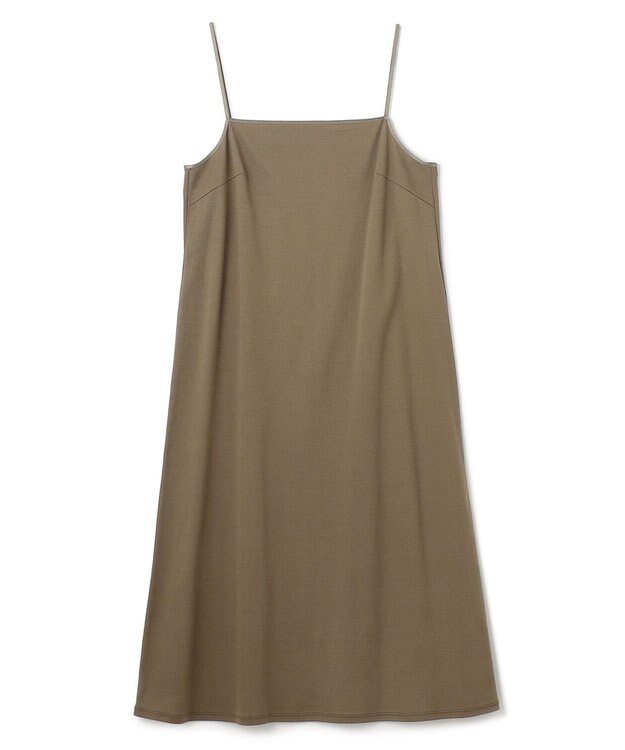 BEIGE， 【WEB限定】RUTILE / ジャージーワンピース Khaki