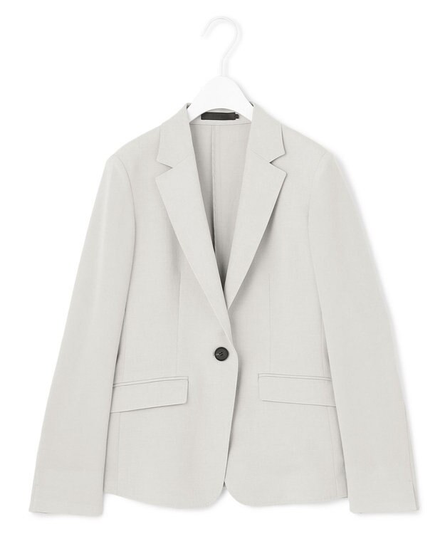 ICB 【先行予約】 レーヨンライクトロ テーラードジャケット ライトグレー