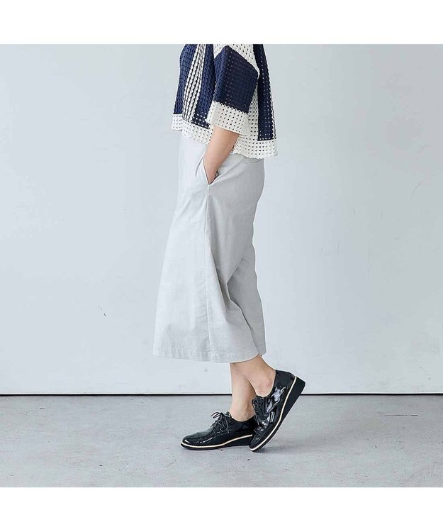 MODE ET JACOMO <D'ICI>ソフトレースアップシューズ ブラックエナメル