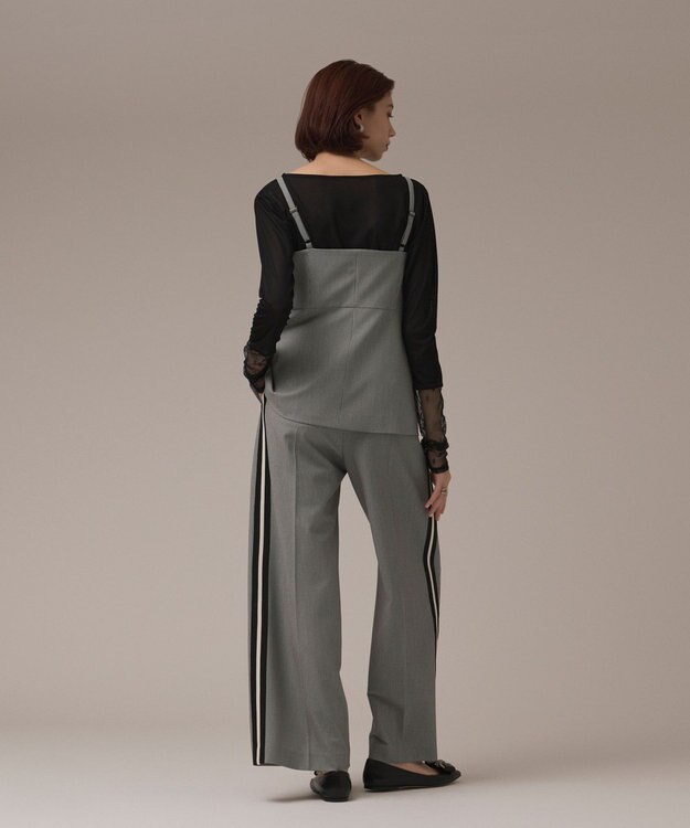 GRACE CONTINENTAL フロントウェーブキャミ グレー