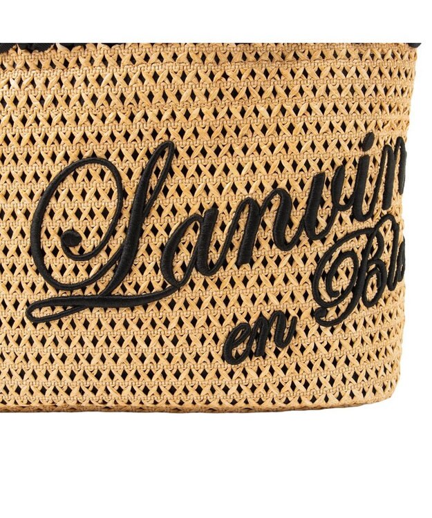 LANVIN en Bleu ロタン かごバッグ ブラック