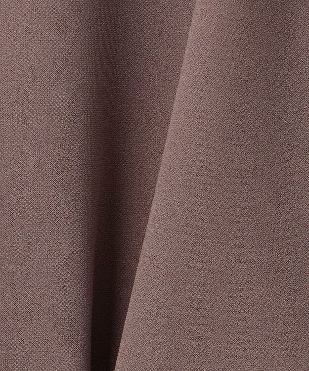 ANY SIS 【UVケア・ストレッチ・洗える】2WAYジョーゼットジャージー ワンピース モカ