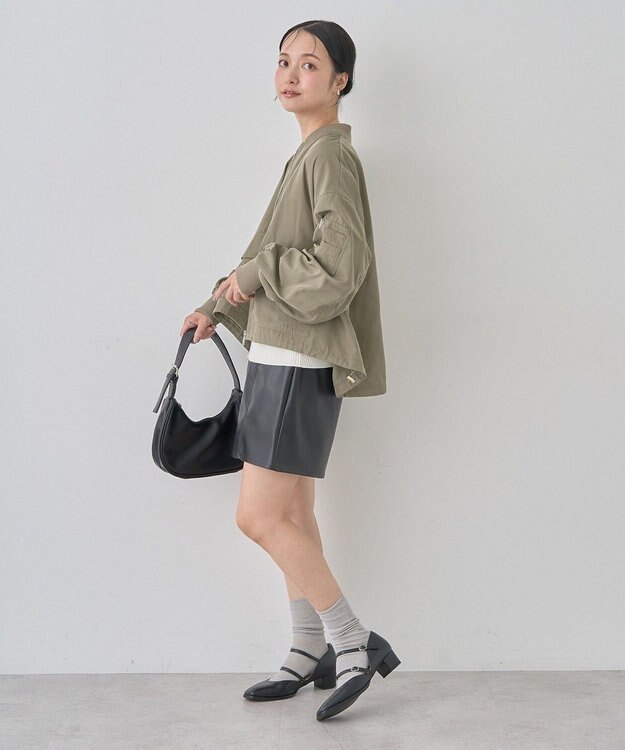 earth music&ecology アウトポケットＭＡ－１ Khaki