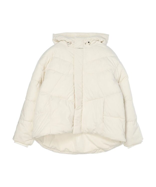 AMERICAN HOLIC キルポカカラフルポケッタブルフードコート Ivory