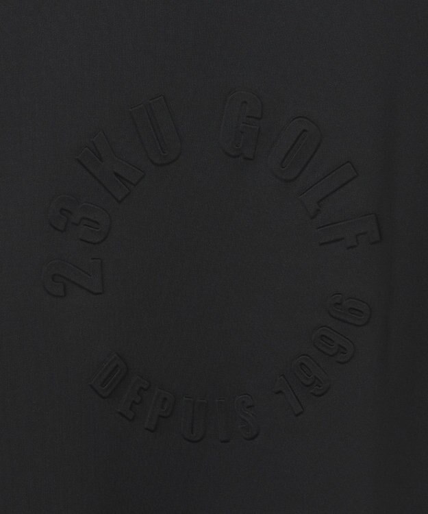 23区GOLF 【MEN】ライトダンボールストレッチモックネック ブラック系