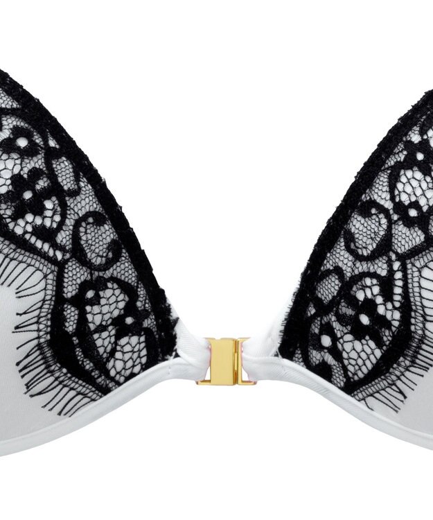 BRADELIS New York 【NuBra / ボリュームアップ】パテッドヌーブラ クロス デザインヌーブラ ホワイト