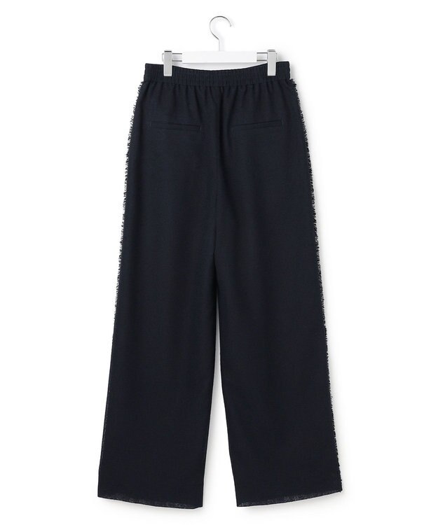 ICB L 【先行予約】サマーレノクロス ワイドパンツ ネイビー×ブラック