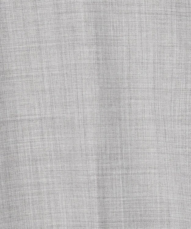 GOTAIRIKU ロングセラー【洗える/折り目加工/シワになりにくい/ウエストアジャスター】ウォッシャブル サマーウール100％パンツ_限定色(ノータック)25年モデル シルバー系