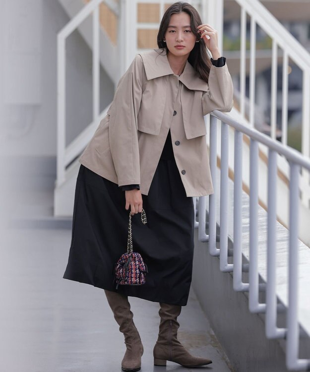 組曲 バルーンドッキングワンピース ブラック系